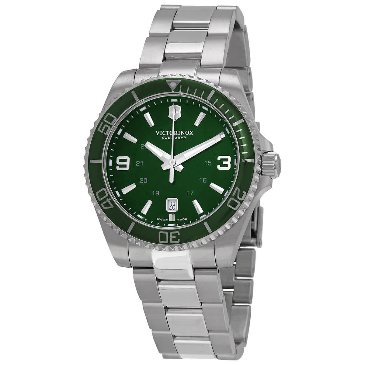 Victorinox Maverick Quartz Green Dial Men’s Watch 241934