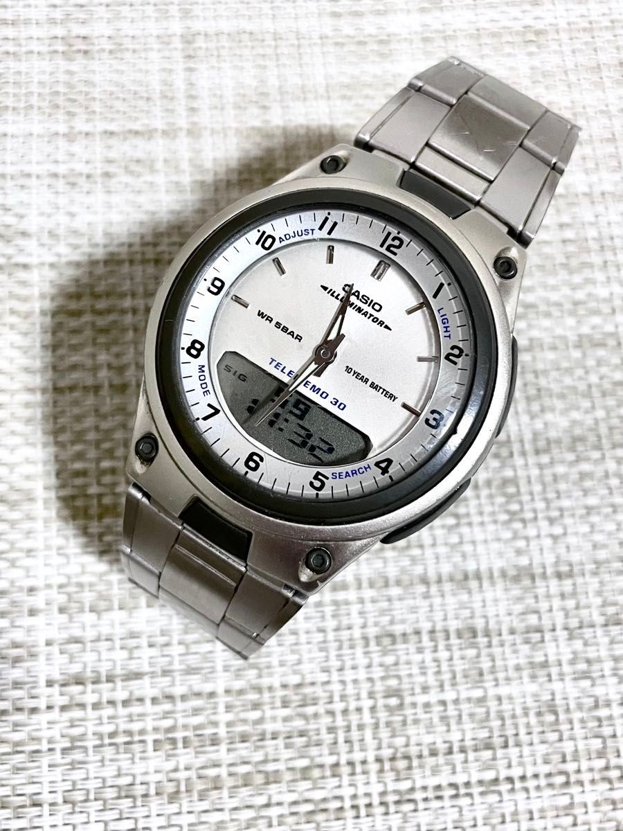 CASIO AW80 Telememo 30 Illuminator Ana-Digi Watch