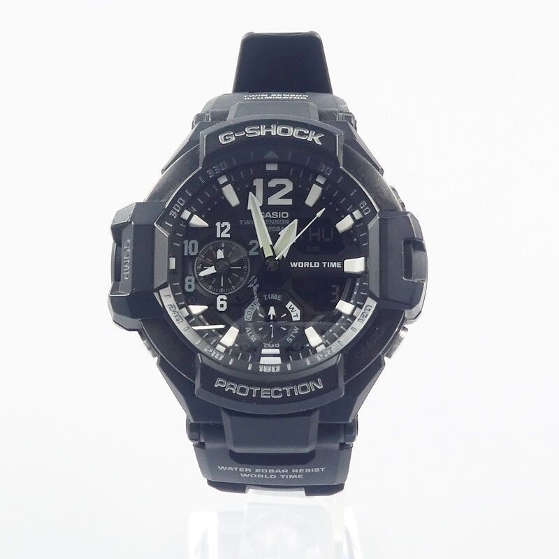 CASIO G-SHOCK GRAVITYMASTER GA-1100-1AJF Black Watch Japan