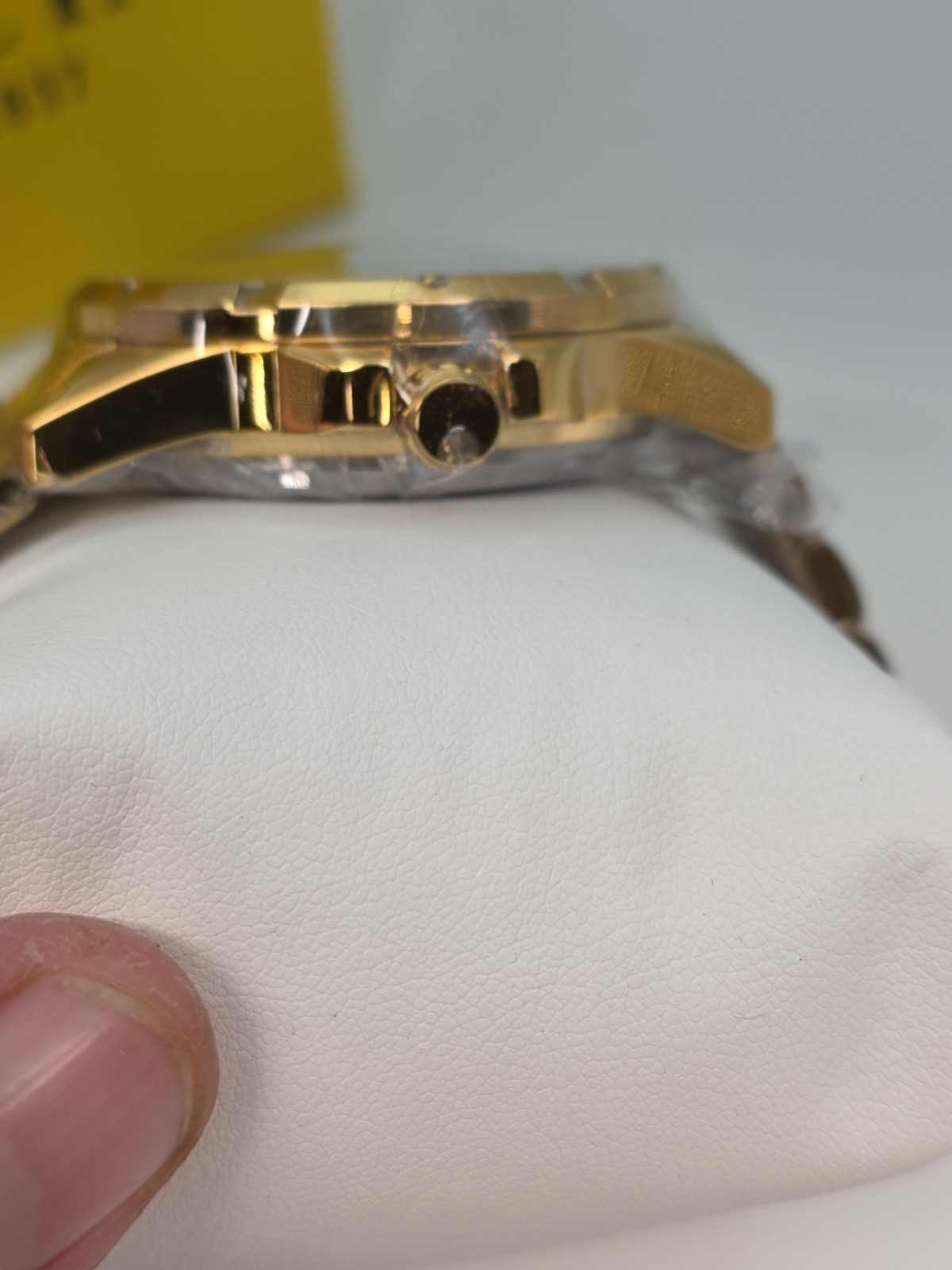 Invicta Mens Racing Interpoint Automatic Skeleton Dial Gold Tone SS 43.5mm 70078