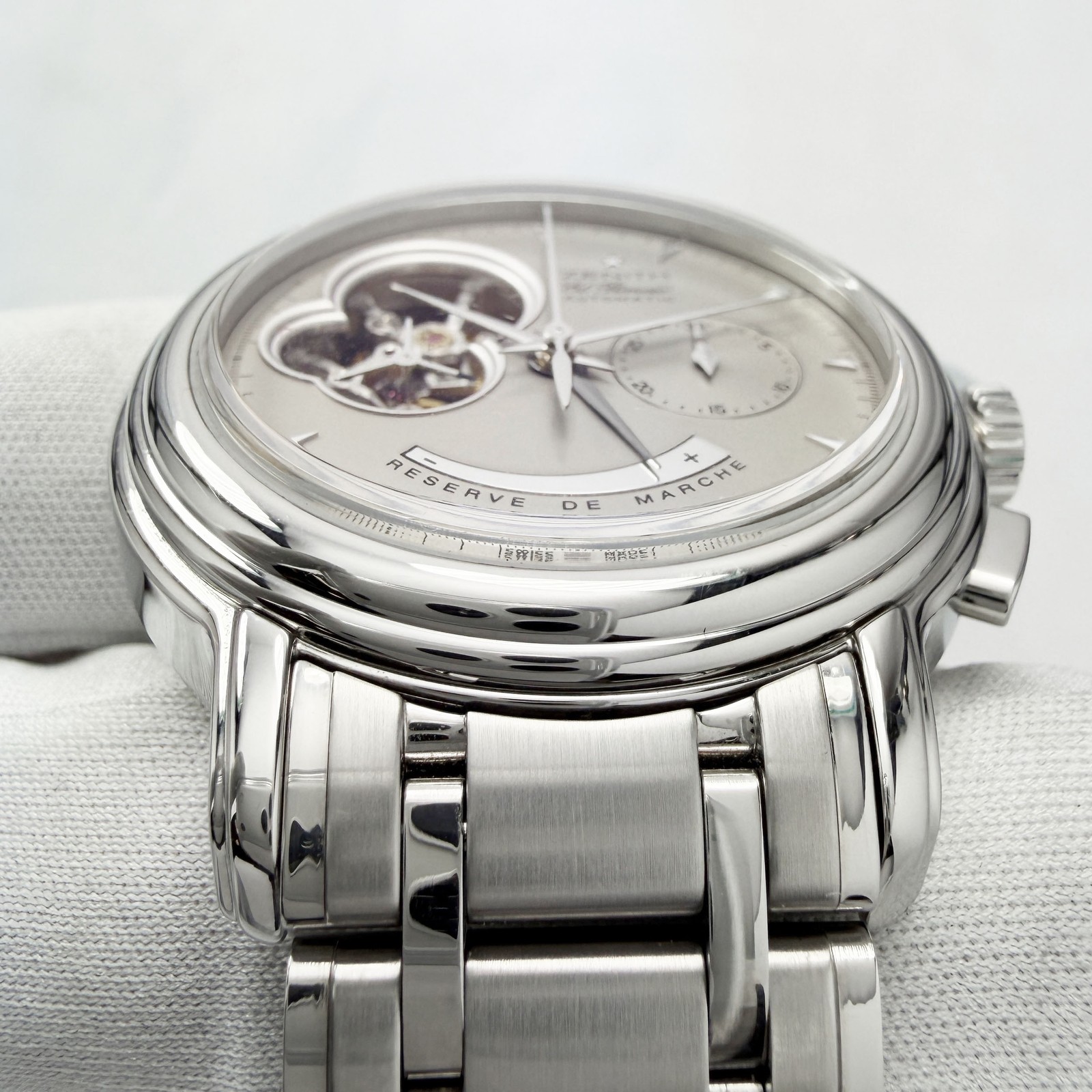 Zenith El Primero Chronomaster T Open 03.0240.4021 40MM Silver Dial Steel