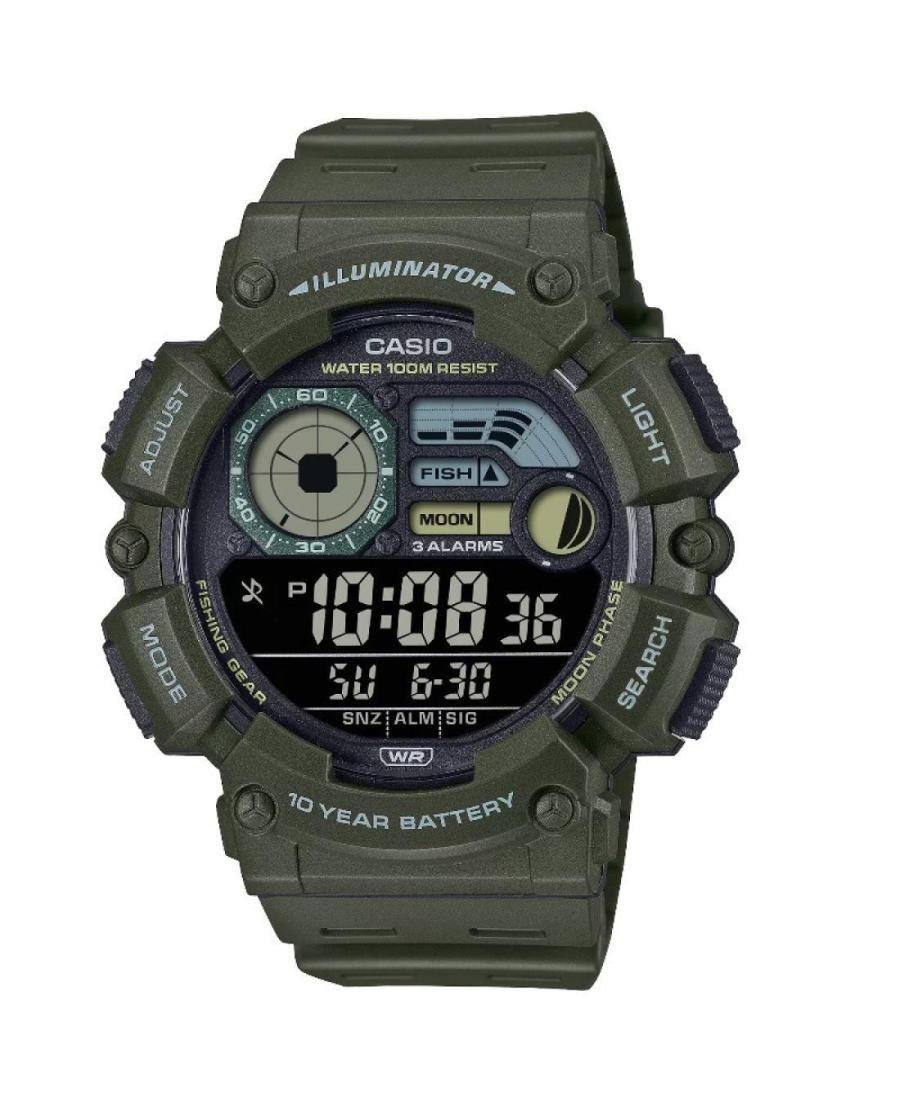 CASIO Men Digital Quartz Casual Watch Classic Dress Black Dial Waterproof Round