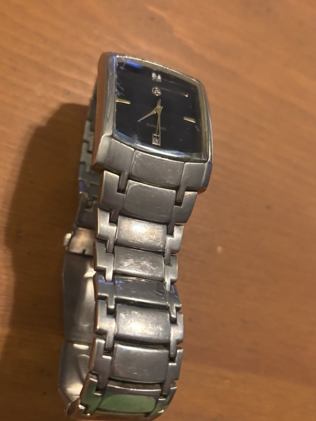 George Men’s Silver Case with Silver Bracelet Watch FMDGE 406 Used EX FS
