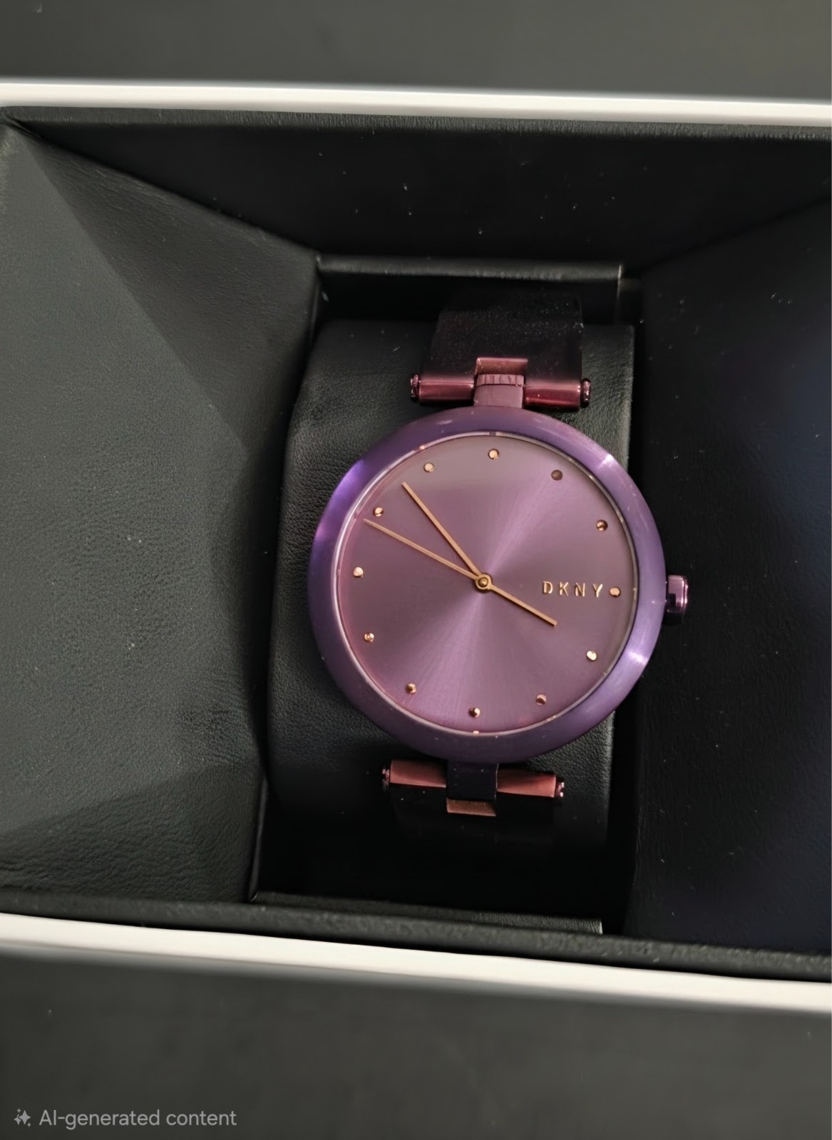DKNY Purple Watch with Box