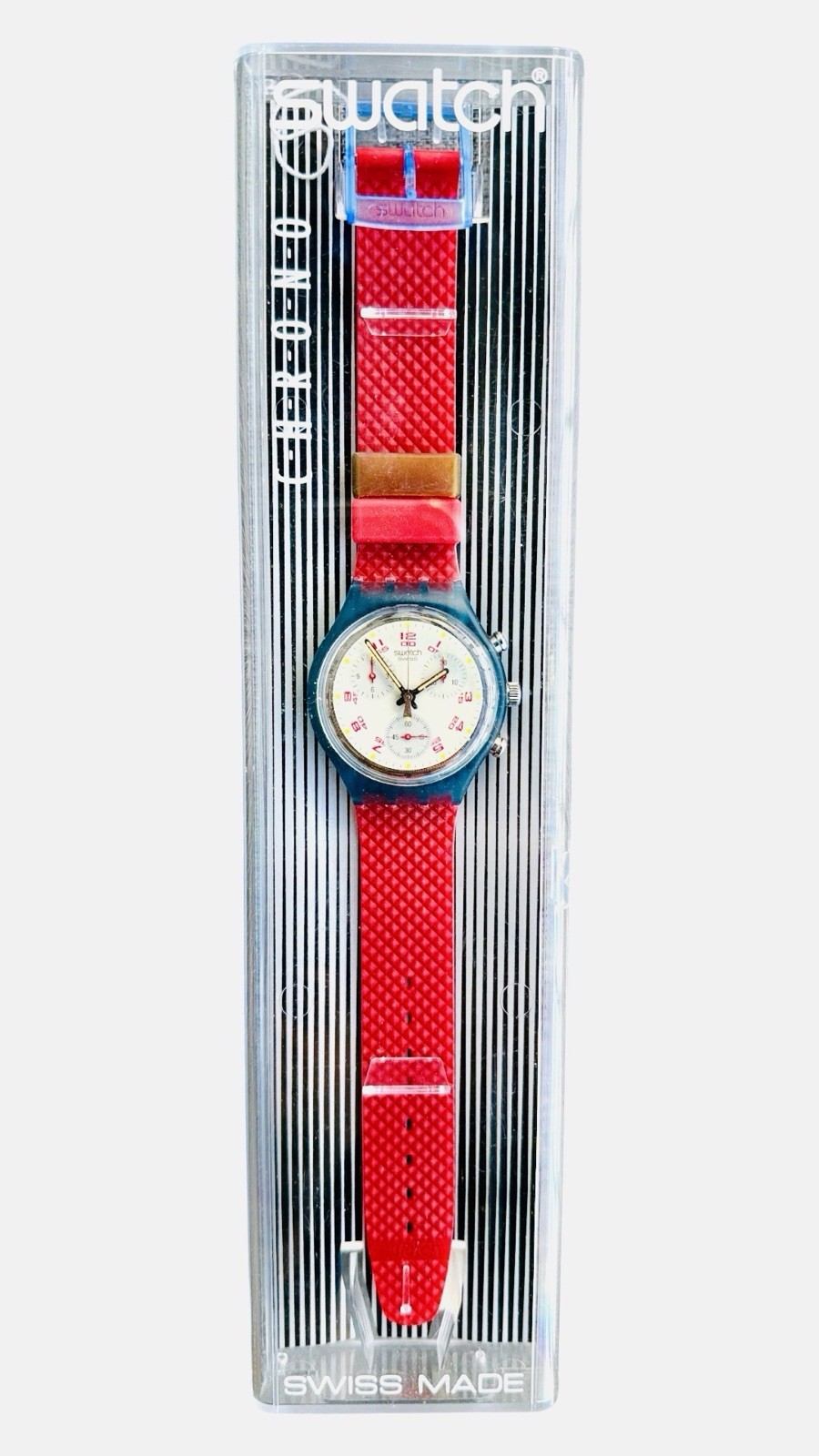 1992 Swatch Chrono Watch JFK SCN103 $1 Start Live Lot Bundle Bookmark Show