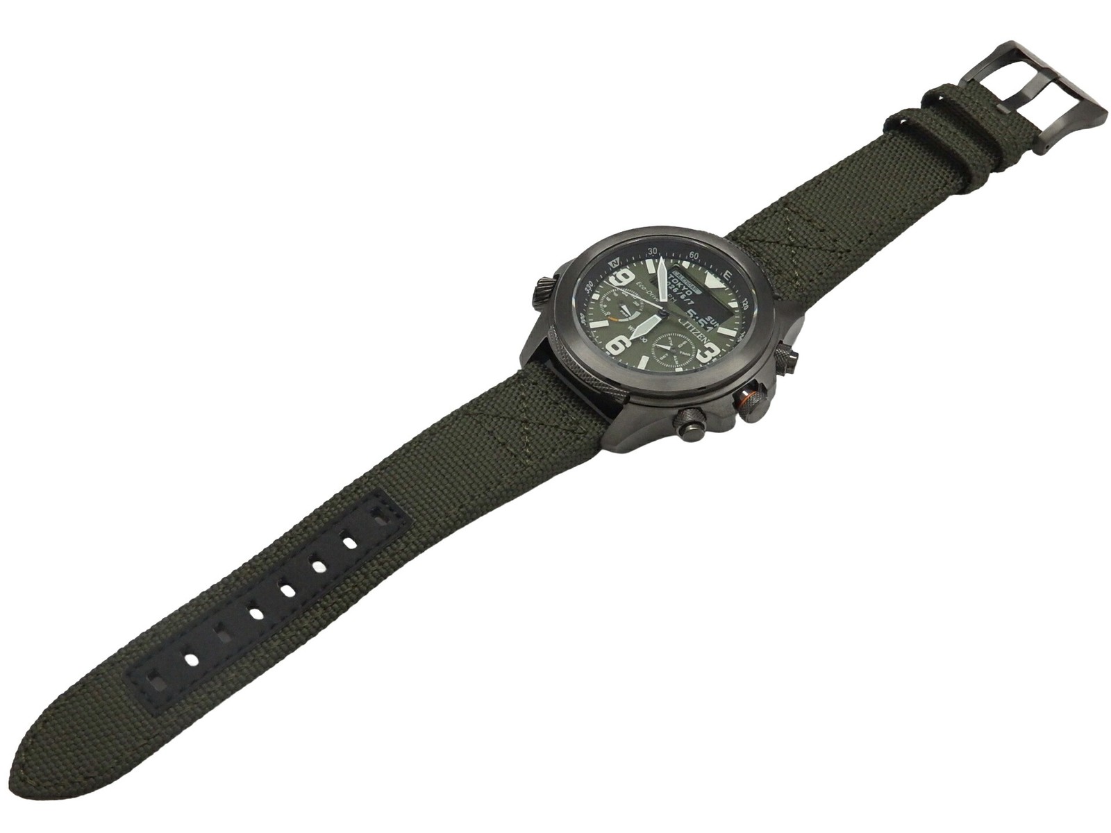 Citizen Promaster LAND Eco-Drive JV1005-02W Mens Quartz Watch, From Japan