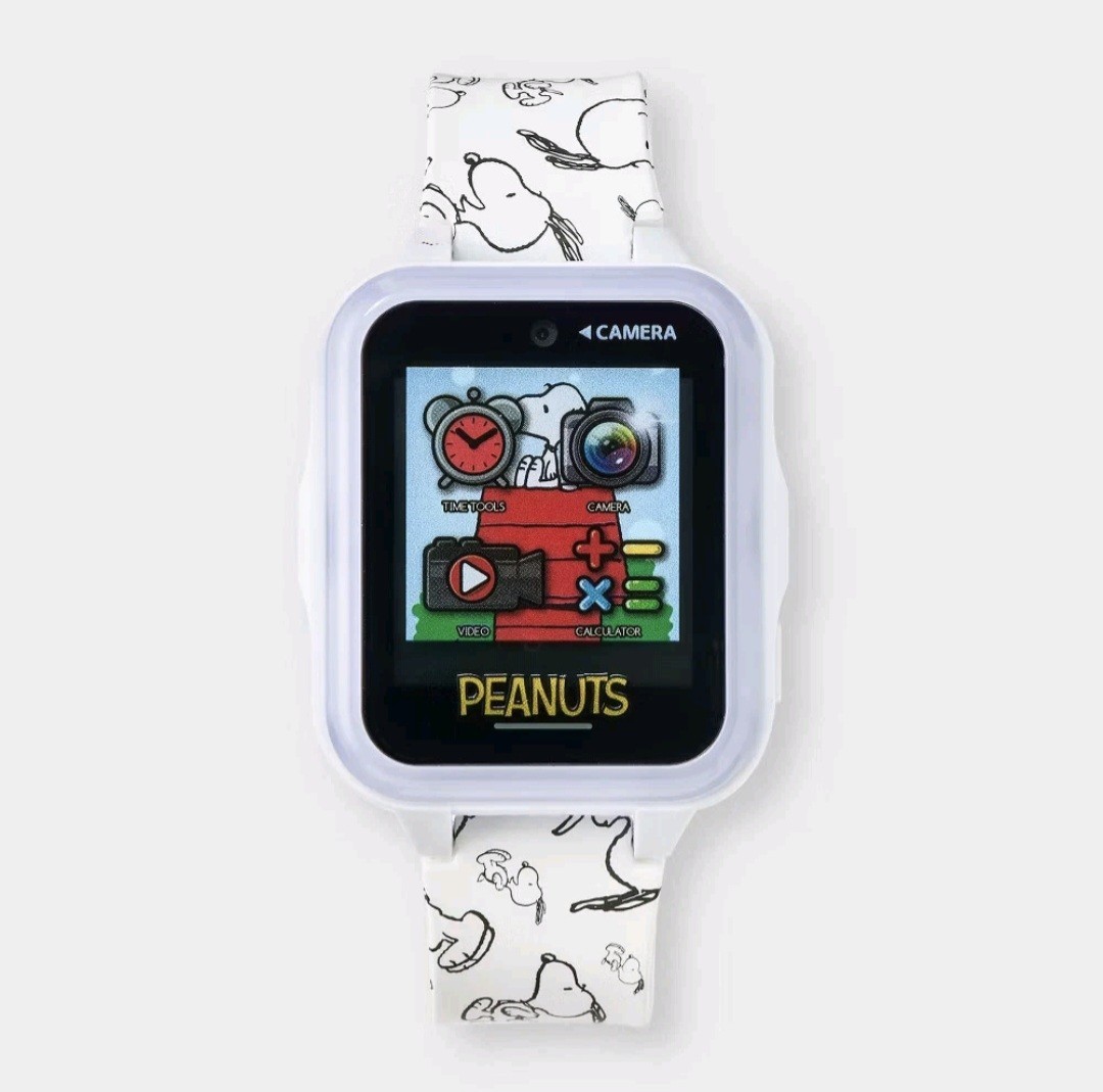 Peanuts Snoopy Smart Watch Touch Screen Camera Video Recorder Games New