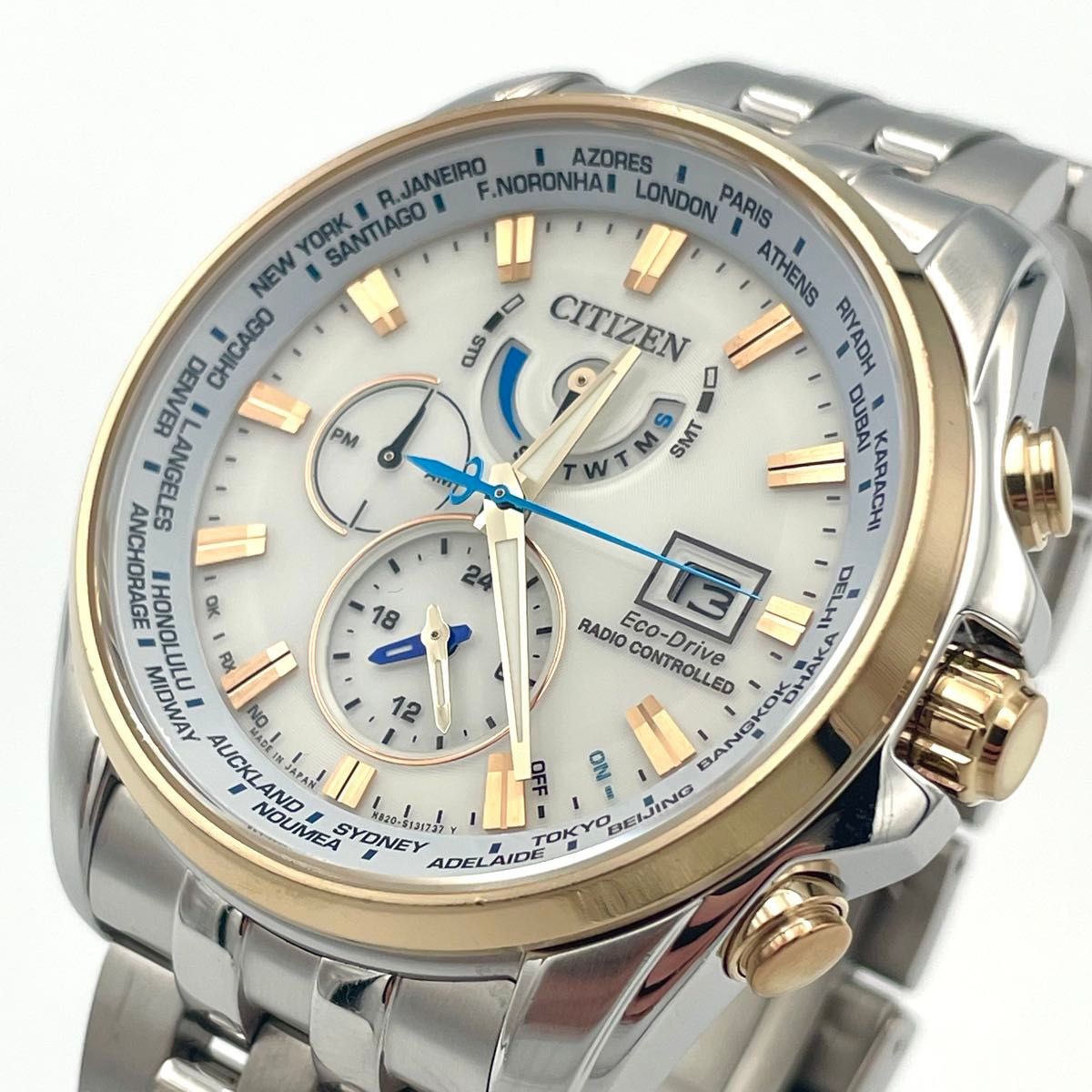 Citizen Attesa AT9064-53A H820 Limited Eco-Drive Radio Titanium