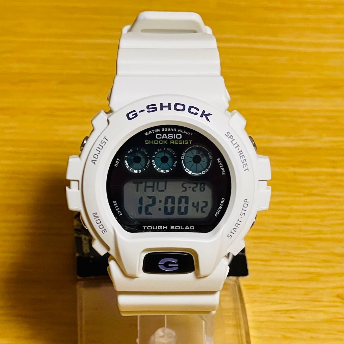 NearMintItem Rare CASIO G SHOCK G 6900A 7 Tough Solar Overseas Model Matte White