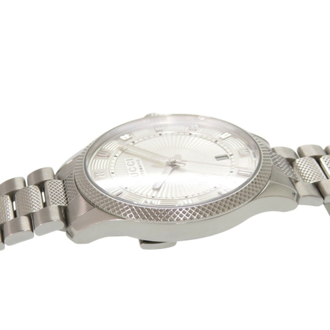 Gucci Eryx 126.3 Silver Automatic Watch Mens Date 40mm From Japan
