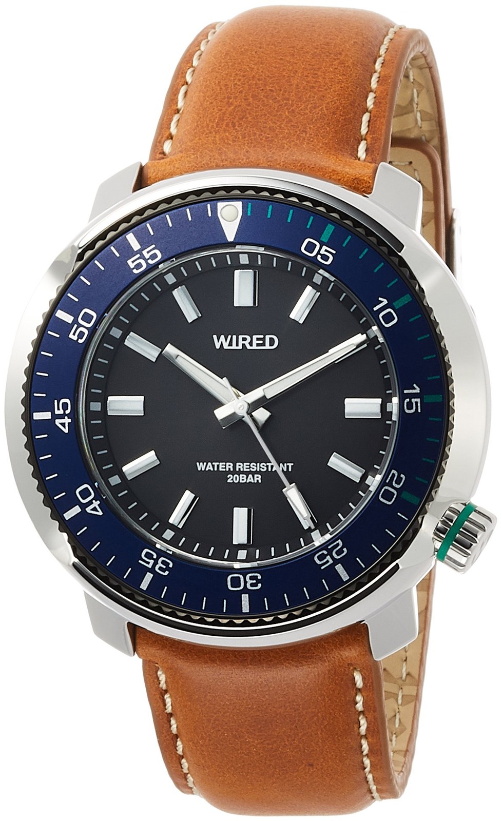 Seiko Wired SOLIDITY Unidirectional Rotating Bezel Men’s Watch AGAJ701 Limited E