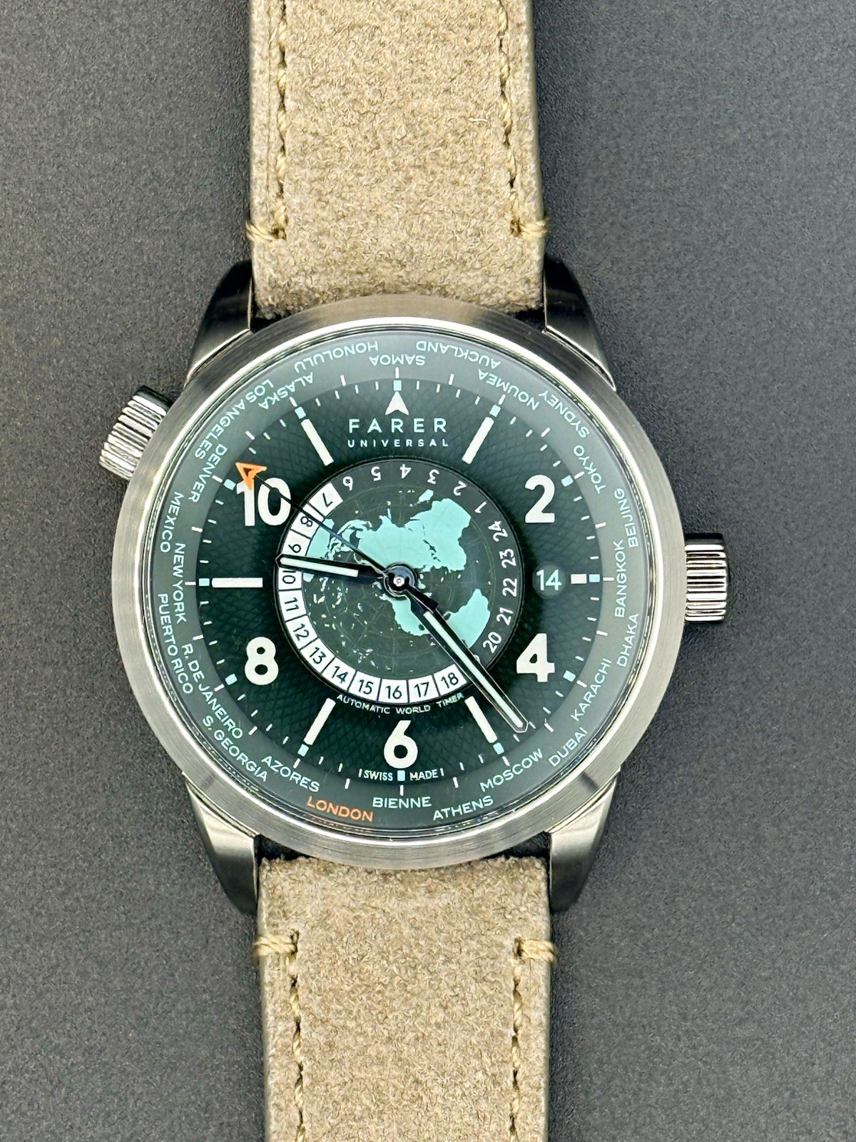 Farer Foxe World Timer | Final Edition | Excellent | Full Set