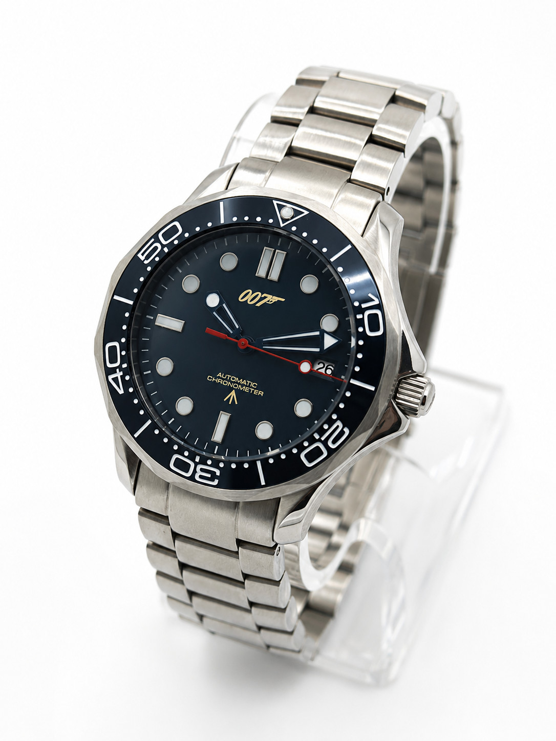 Blue Diver Watch NH35 Japanese Automatic 40mm Sapphire 100M Stainless Steel