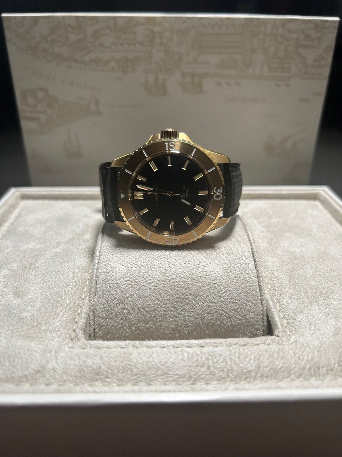 Venezianico Nereide Bronzo 39 3121555 Bronze Automatic Diver 200M Watch