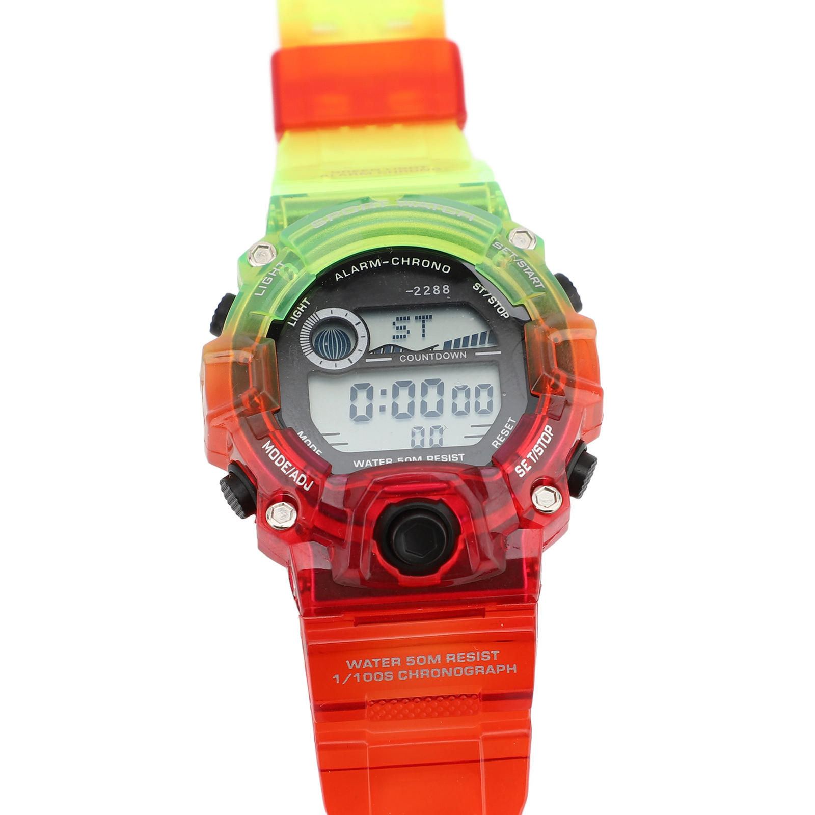Round Dual Time Chronograph Countdown Sport Watch For Youth WYD NIC