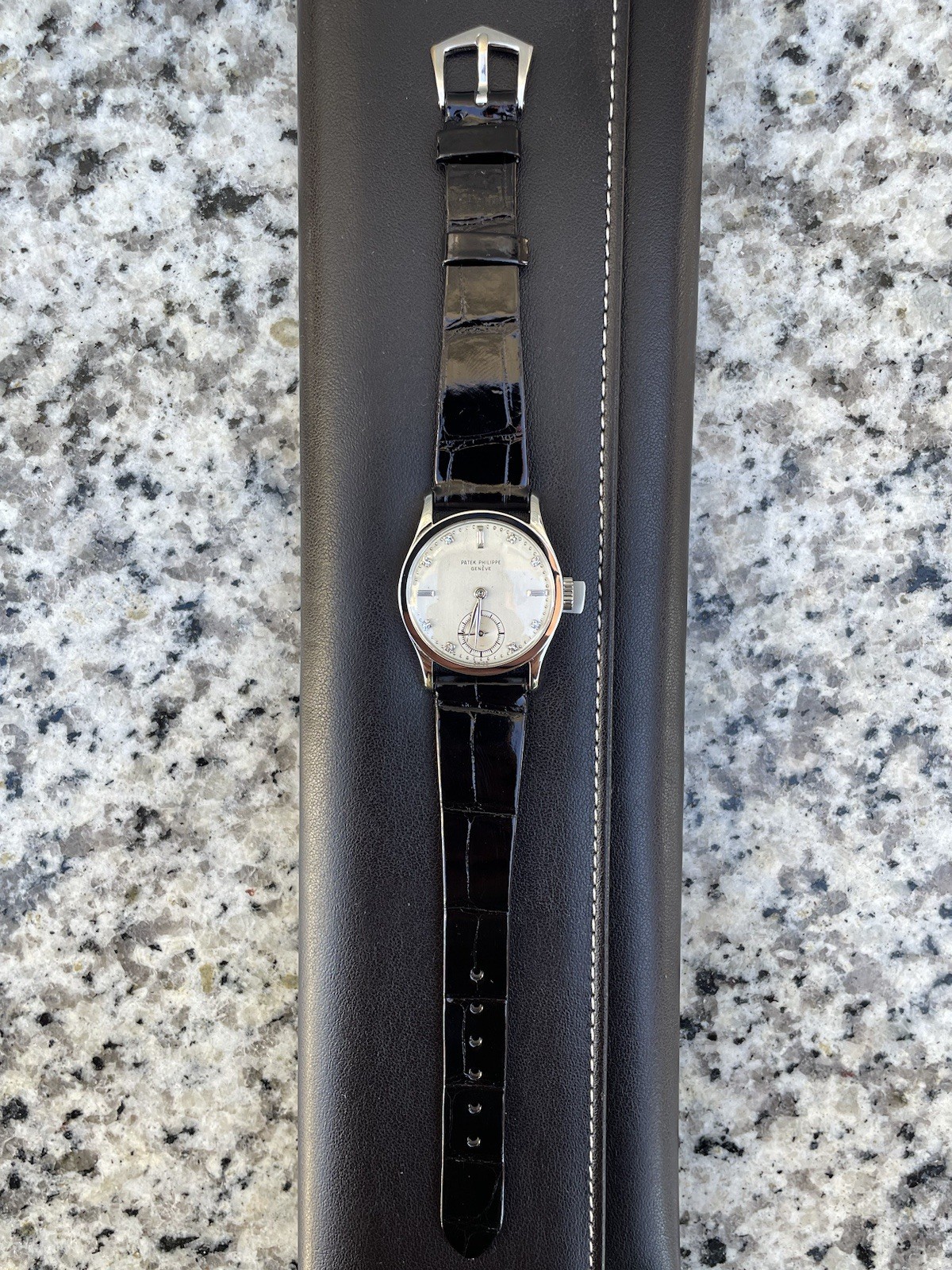 Patek Philippe Calatrava Ref. 96 PLATINUM DIAMOND DIA Under factory warranty