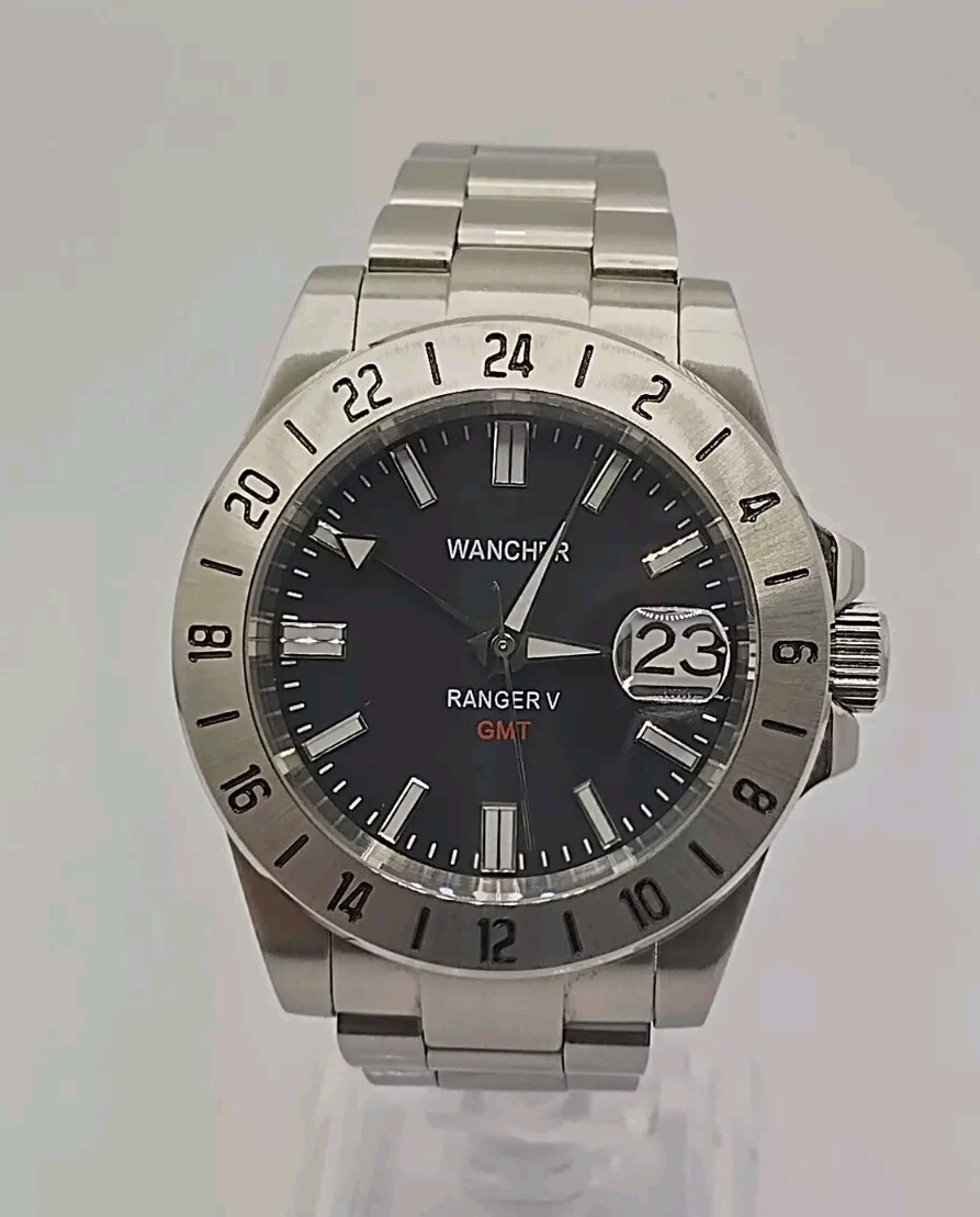 Wancher Ranger V GMT: AKA FUJI 40mm Seiko NH34 GMT Automatic Watch – Boxed