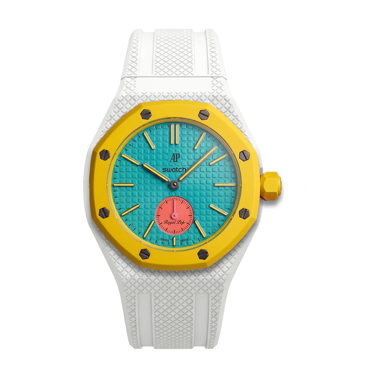 Presale Horizontal Rubber Strap Swatch x AP Royal Pop – IN PRODUCTION