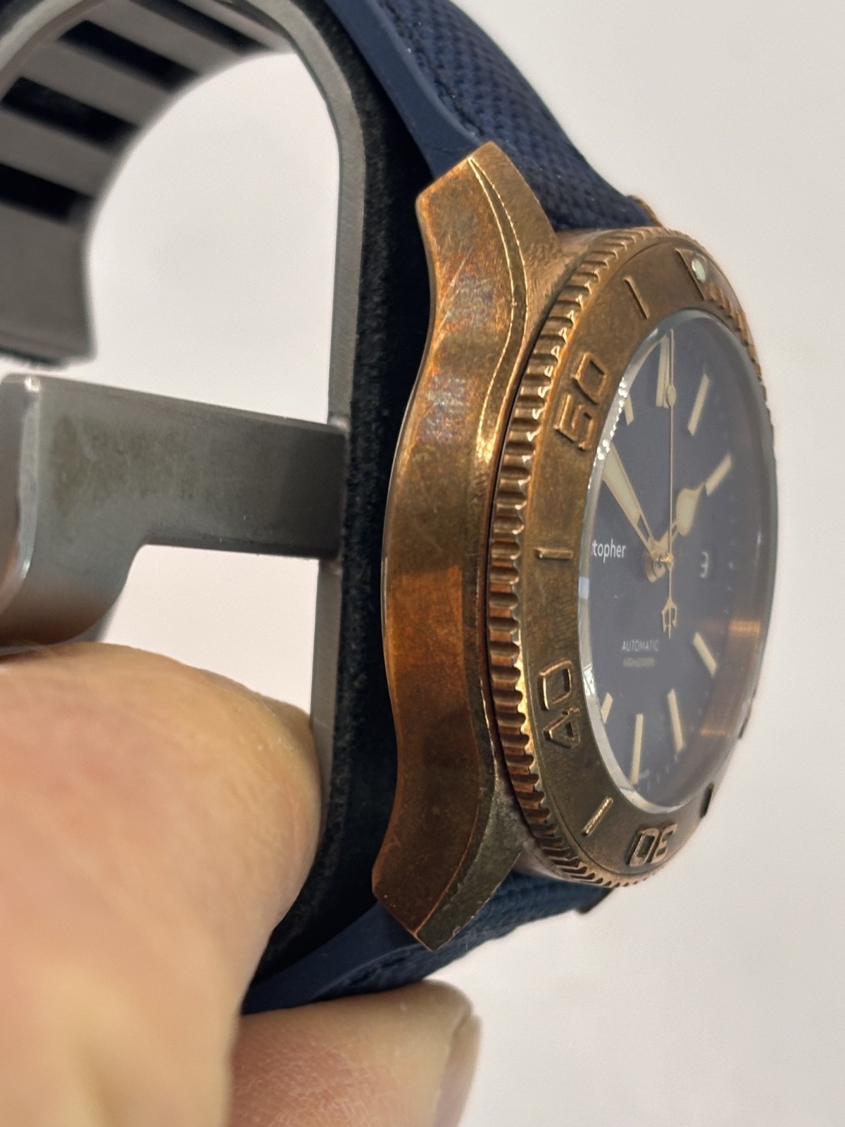 Christopher Ward C60 Trident Mk2 Pro 600 Bronze 38mm (11/2018) WH1736T