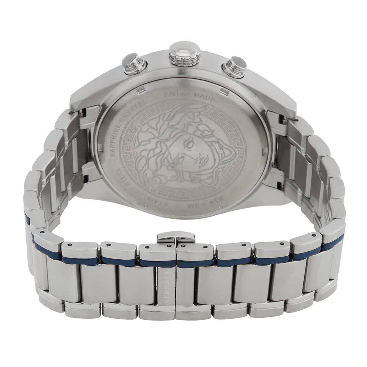 Versace V-Chrono Chronograph Quartz Blue Dial Men’s Watch VEHB00519