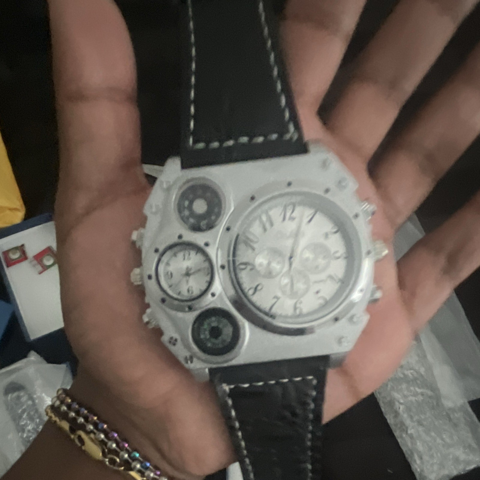 COMICALLY BIG ASS WATCH (accidentally bought 2, each one was $40)