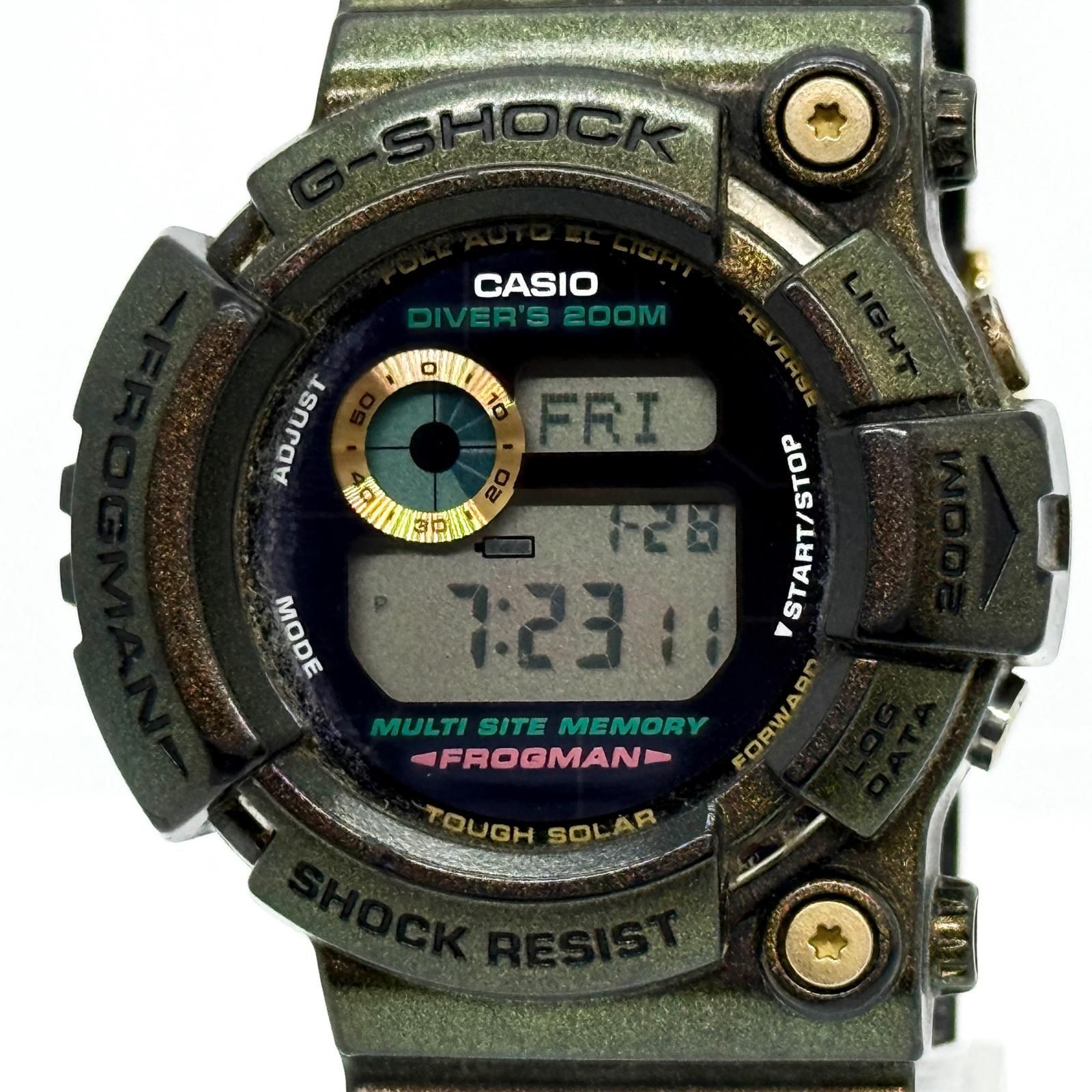 Casio G-Shock Frogman Gold Defender Solar Digital GW-200 Men’s Watch 0710735