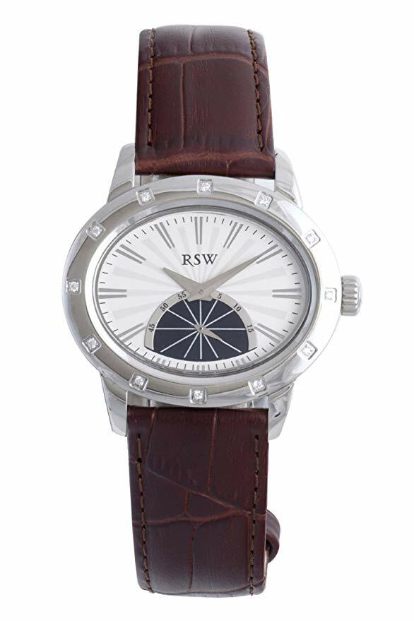 RSW Women’s 6140.BS.L9.2.D0 Consort Oval Sunray Dial Sub-second DIAMONDS Watch