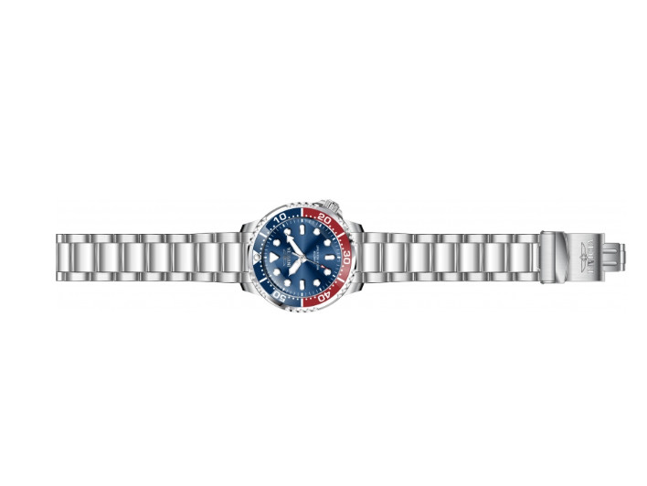 Invicta Pro Diver Marisdrift Men’s Watch – 48mm, Silver, Blue Red (47219) NIB