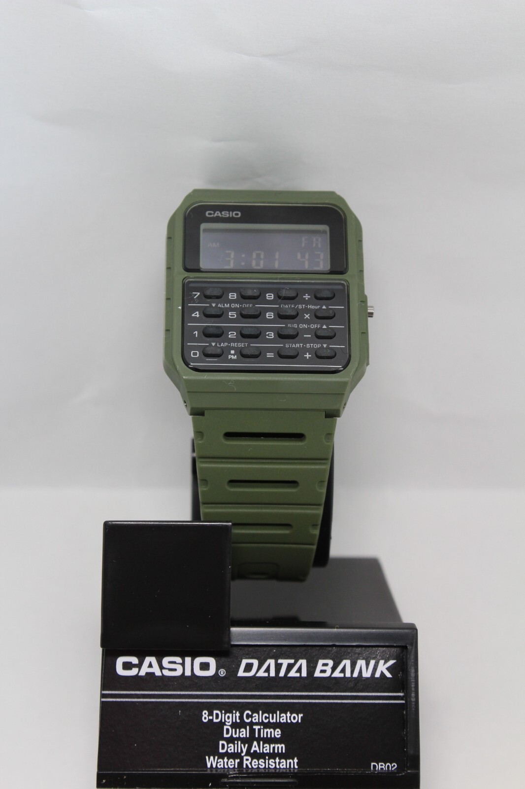 CASIO retro DATA BANK CA-53W watch rectangle Calculator