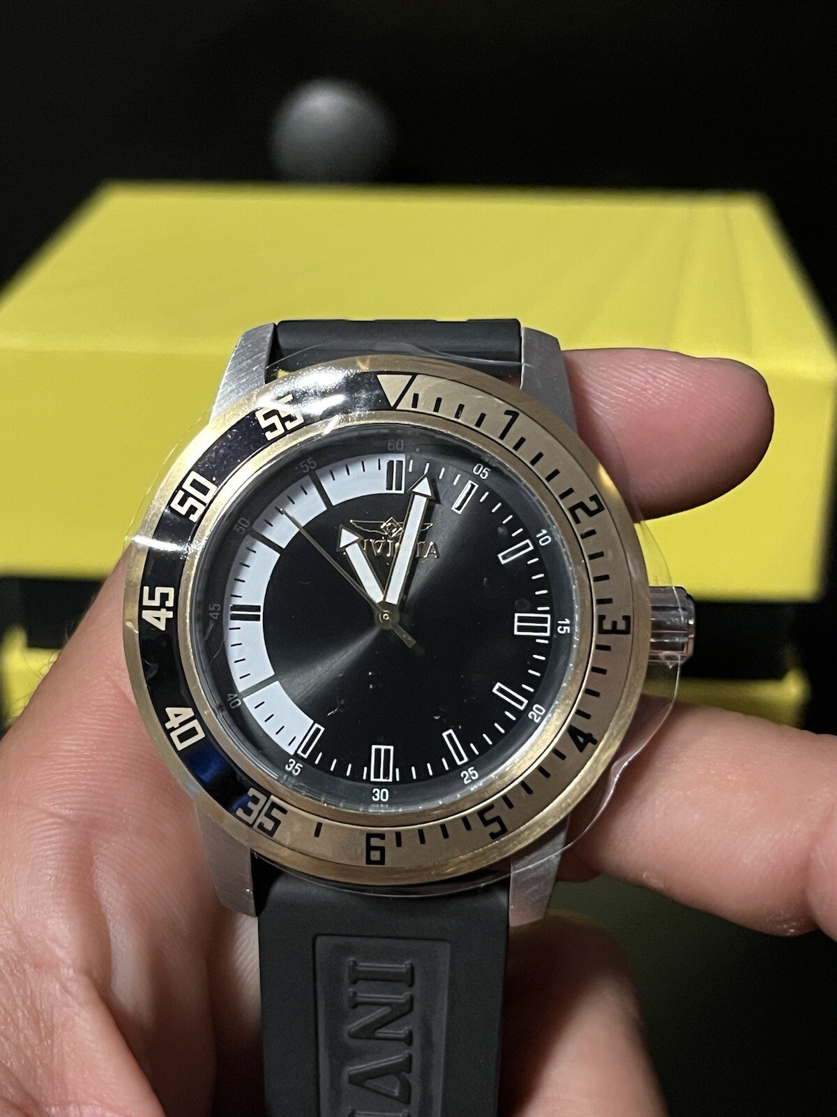 INVICTA SPECIALTY QUARTZ MEN’S WATCH-45MM, WHITE AND BLACK DIAL (34097)