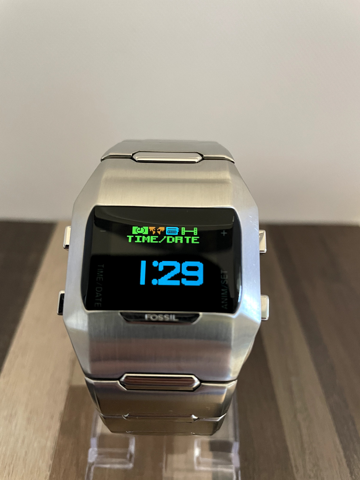 Ultra Rare Fossil OLED JR-9465 Animation Watch