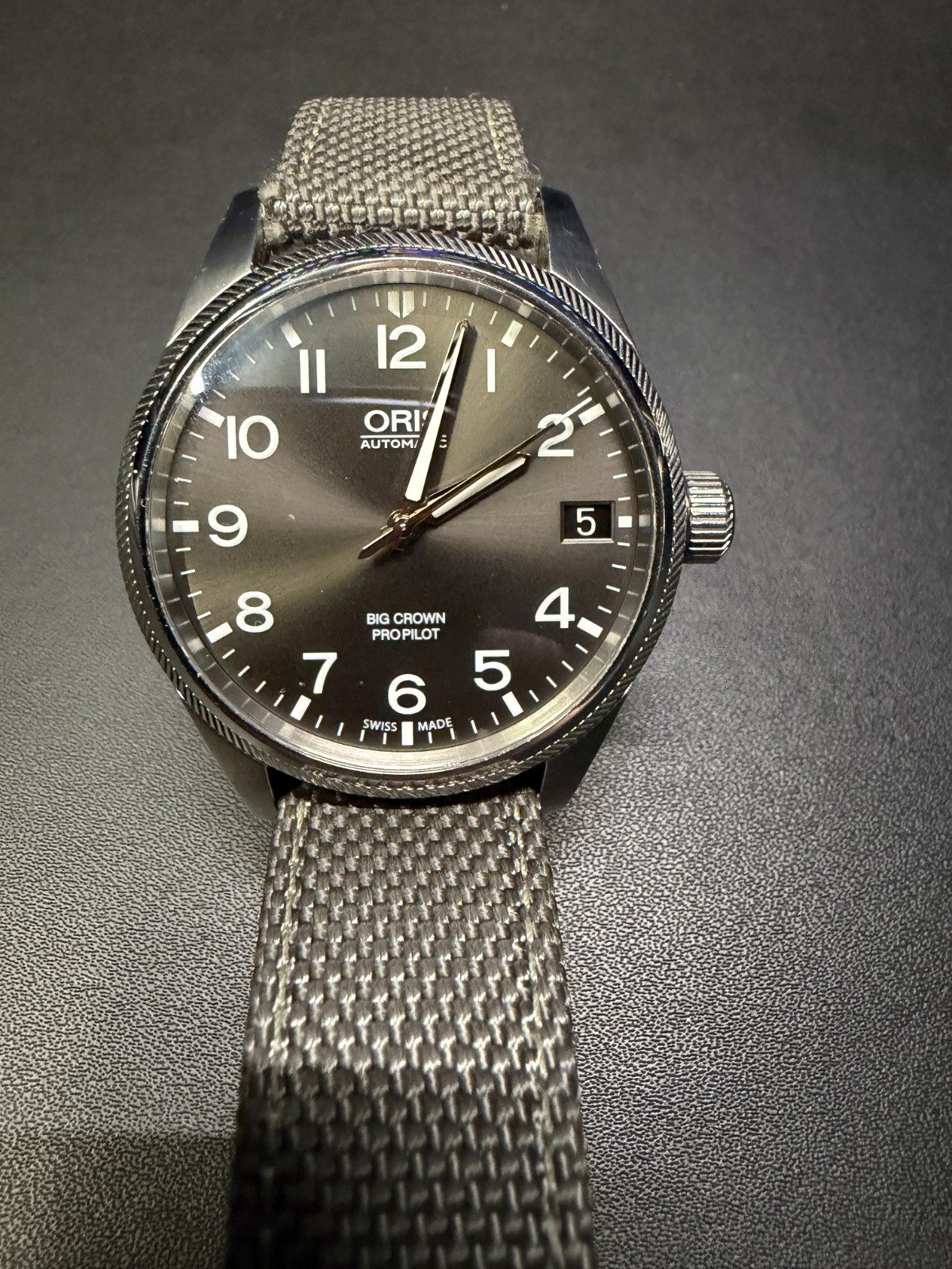 Oris Big Crown ProPilot Date 41mm — Grey Dial — Ref. 01 751 7697 4063
