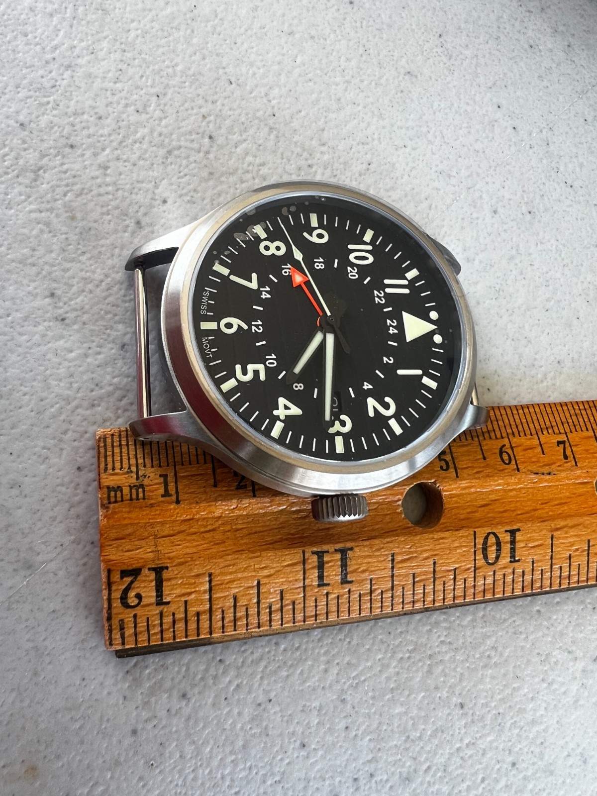 County Comm Maratac 44m Large Titanium GMT Plain Dial Watch Gen 2