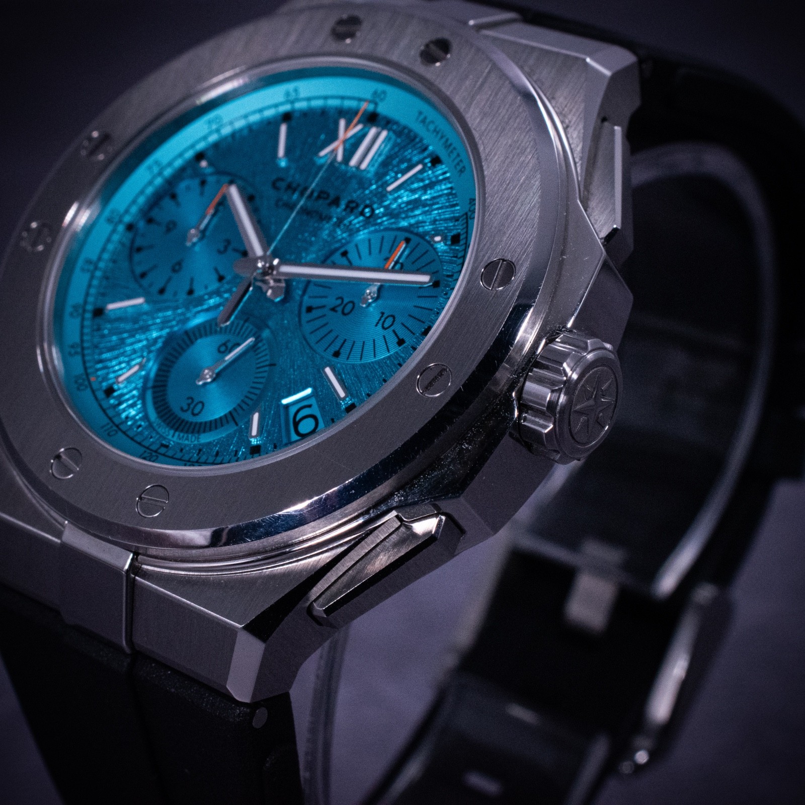 Chopard Alpine Eagle XL Chrono 44mm Maritime Blue Dial, Ref. 298609-3006 w/ B&P