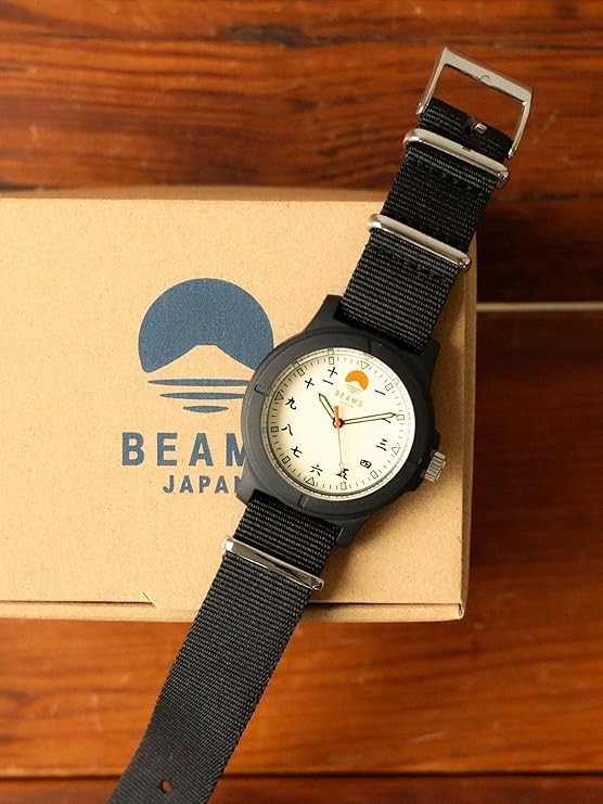 BEAMS Japan Original Watch Kanji Numerals Mt Fuji Design Quartz Limited Ed. New