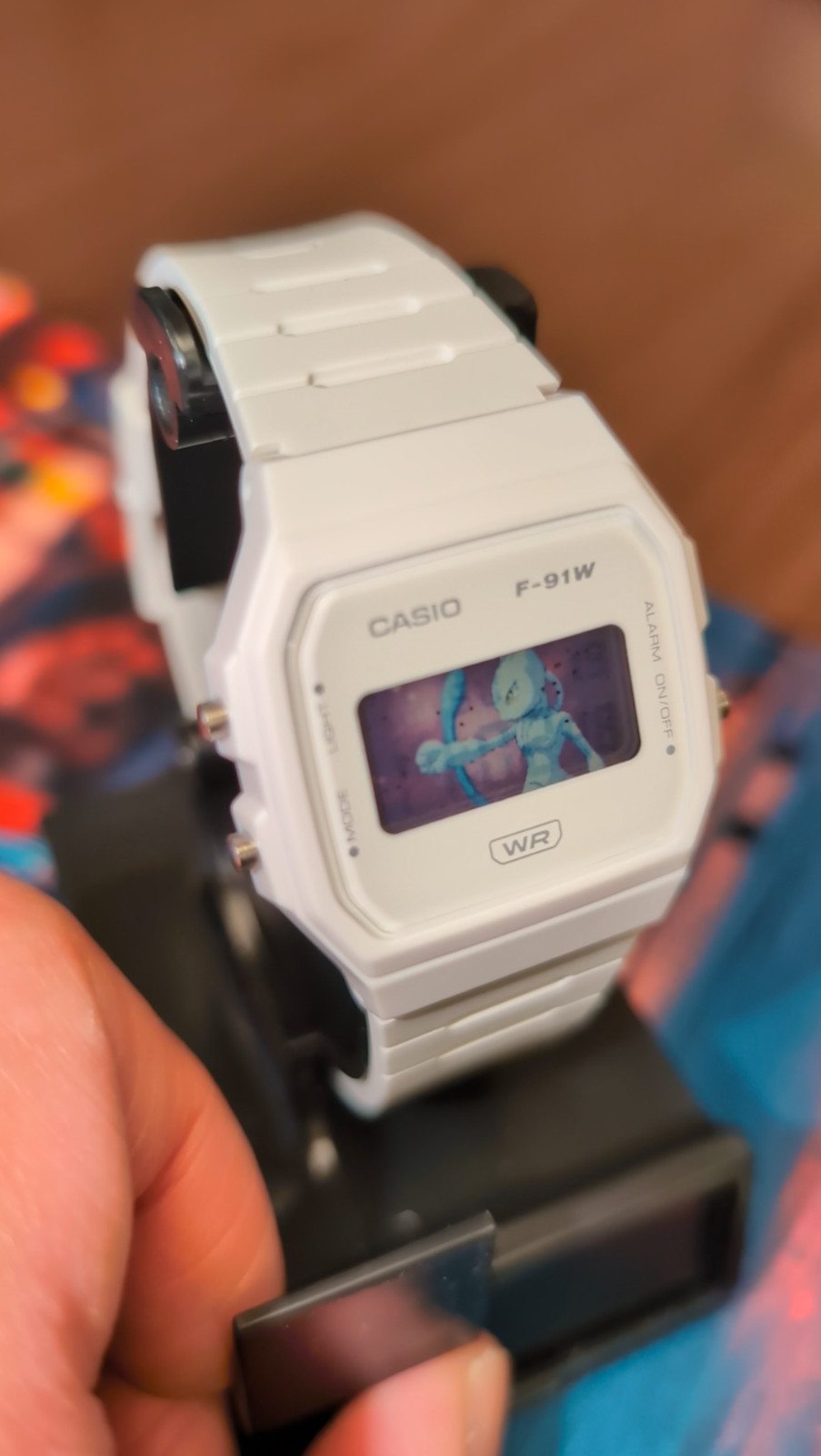 Shining Mewtwo Casio Watch F-91W | Handmade Pokémon Mod | Retro Nostalgia