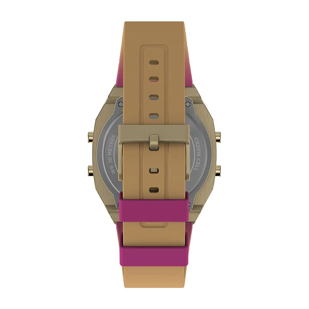 Original Timex T80 Retro Style Multi Colour Digital Indiglo 36mm Watch TW2V74400