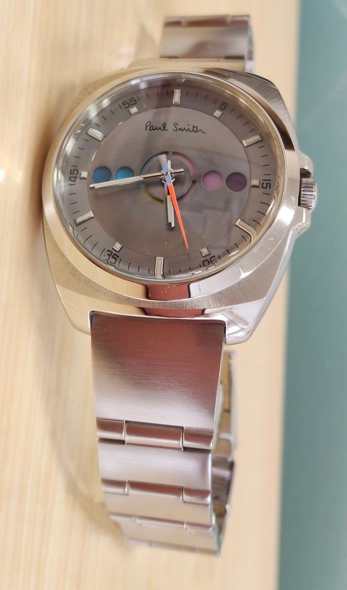 Paul Smith Five Eyes Horizontal Quartz Silver Dial Timepiece