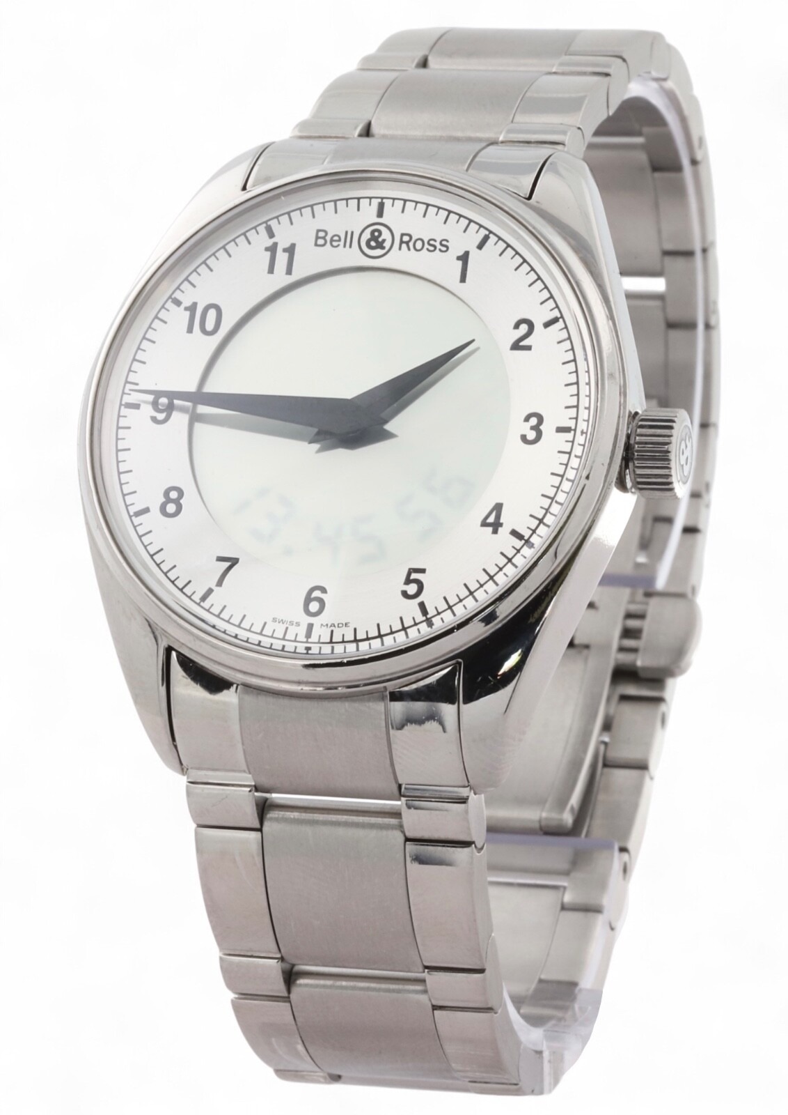 BELL & ROSS Quartz Digital Chronograph – Multi-Function Dial – 38mm – BR 100S