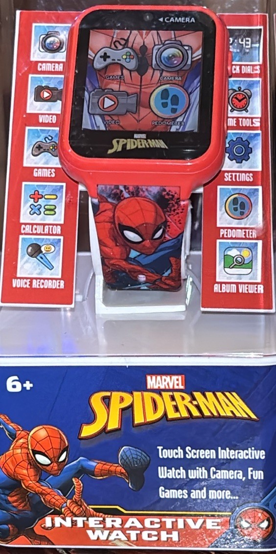 Marvel Spider-Man Watch Touch Screen Interactive Camera Video Games EducationNEW