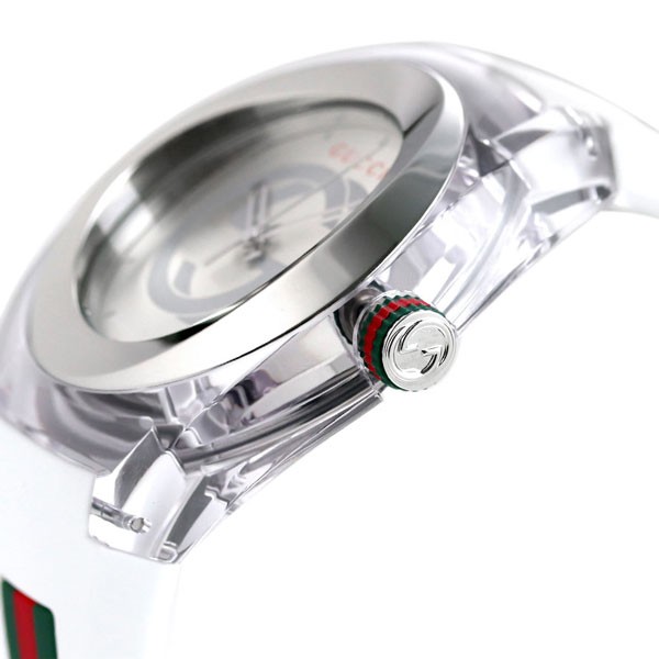 GUCCI SYNC YA137102A Silver Dial Quartz Stainless Unisex Watch New in Box