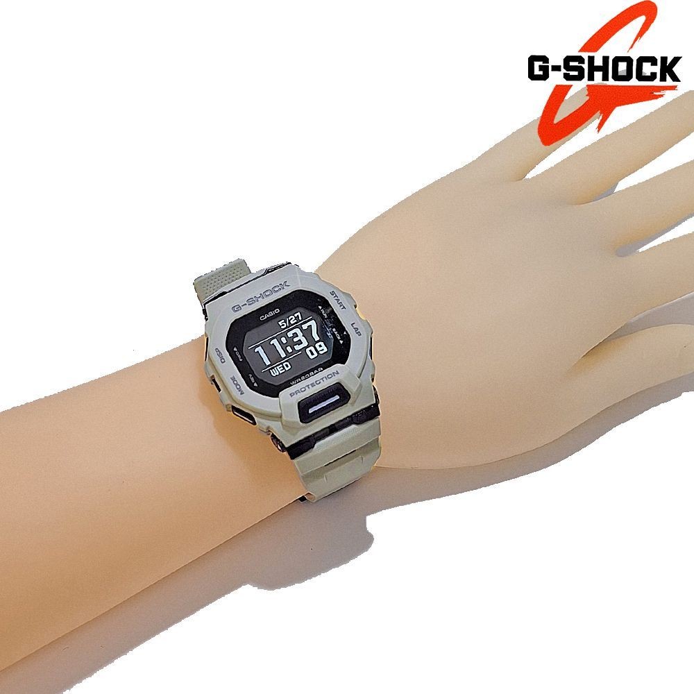 Casio G-SHOCK GBD-200UU-9 Bluetooth Digital Light Gray Resin Watch