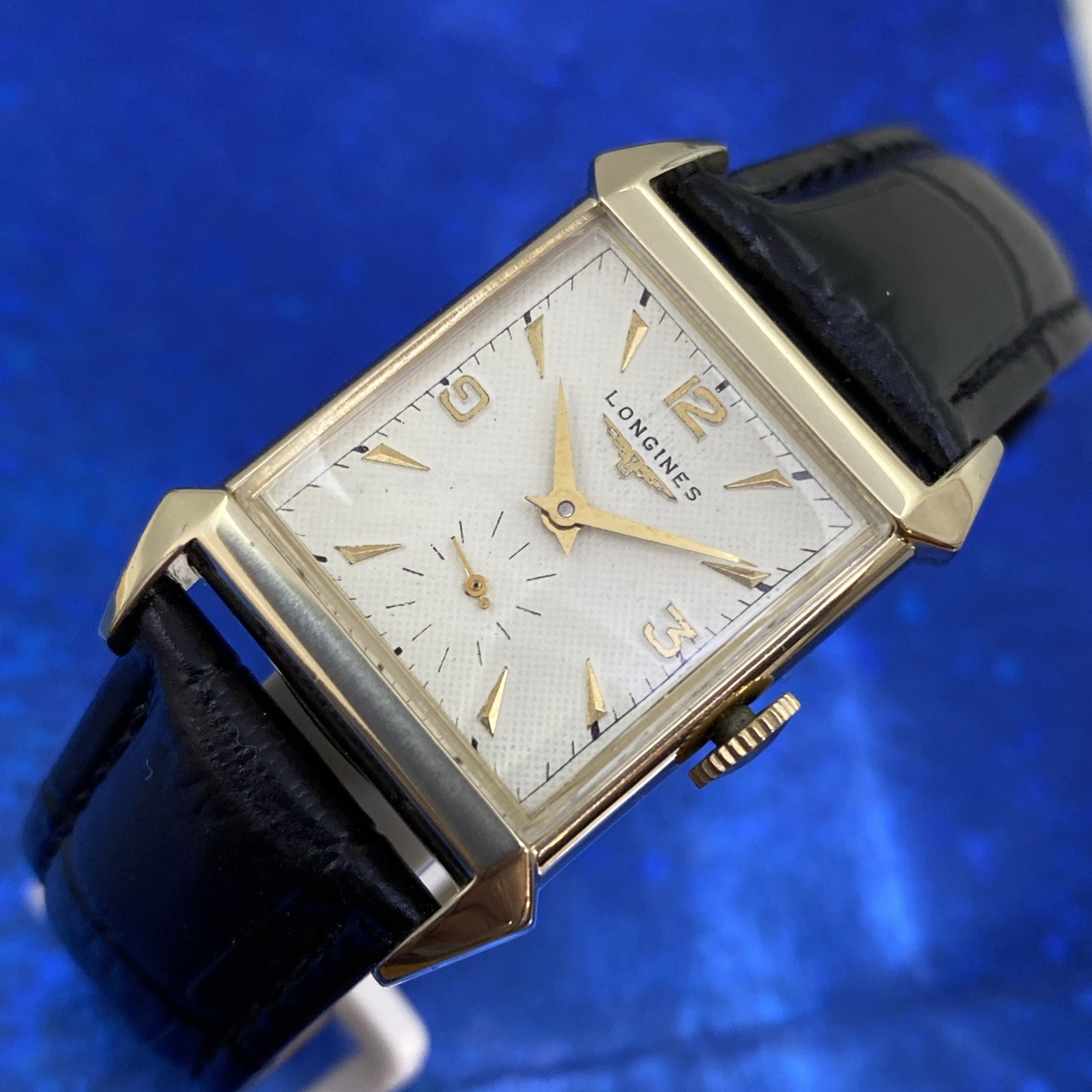 Vintage 1955 Man’s LONGINES Stunning Silver Dial Fully Serviced 1 Year WARRANTY