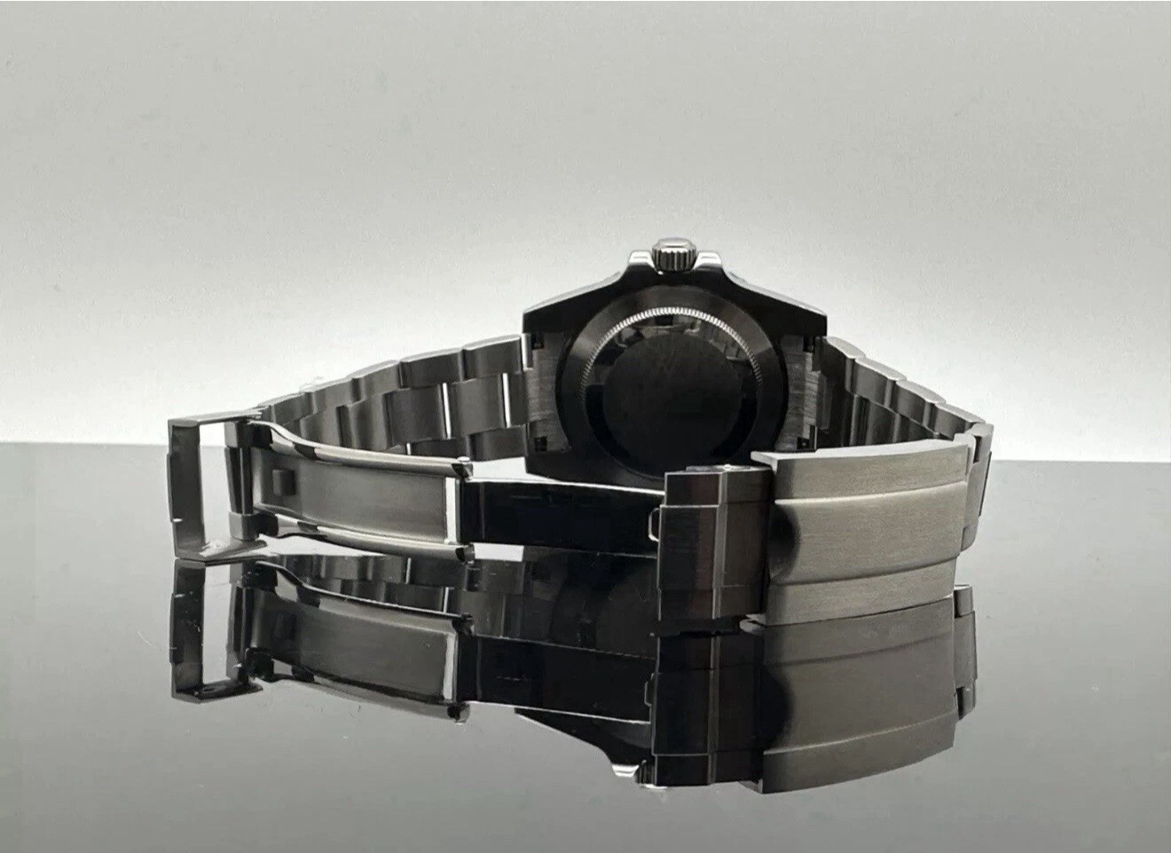 Custom 40mm “White Walker” YM Style Rhodium Diver Mod Watch w/NH35 Automatic