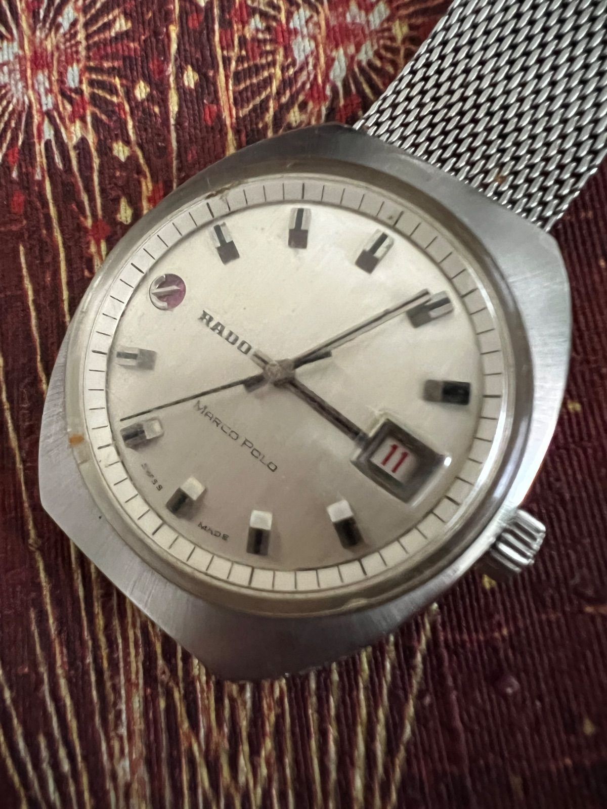 RADO Marco Polo Automatic Men’s Wristwatch 33mm Antique wrist 20.5cm/8.1in
