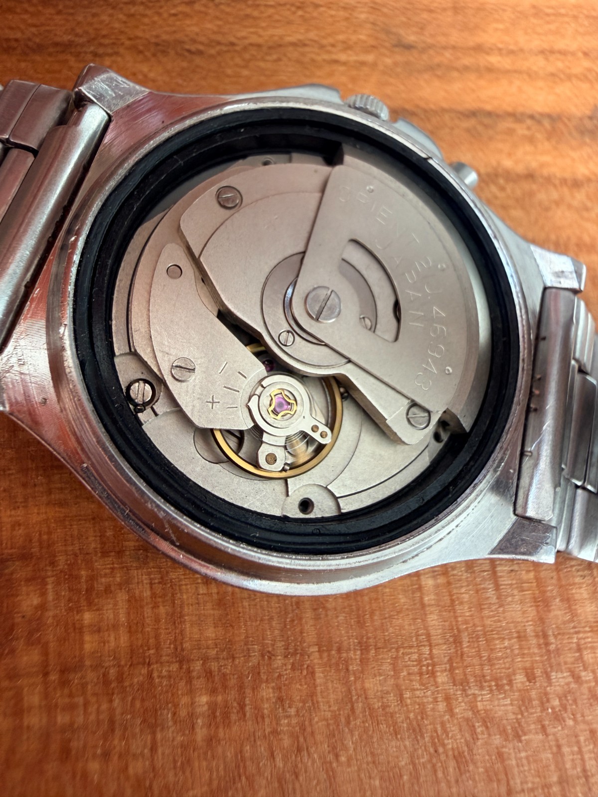 Vintage Orient Crystal Automatic Men Watch-black Dial 21 Jewels (Japan-Made)
