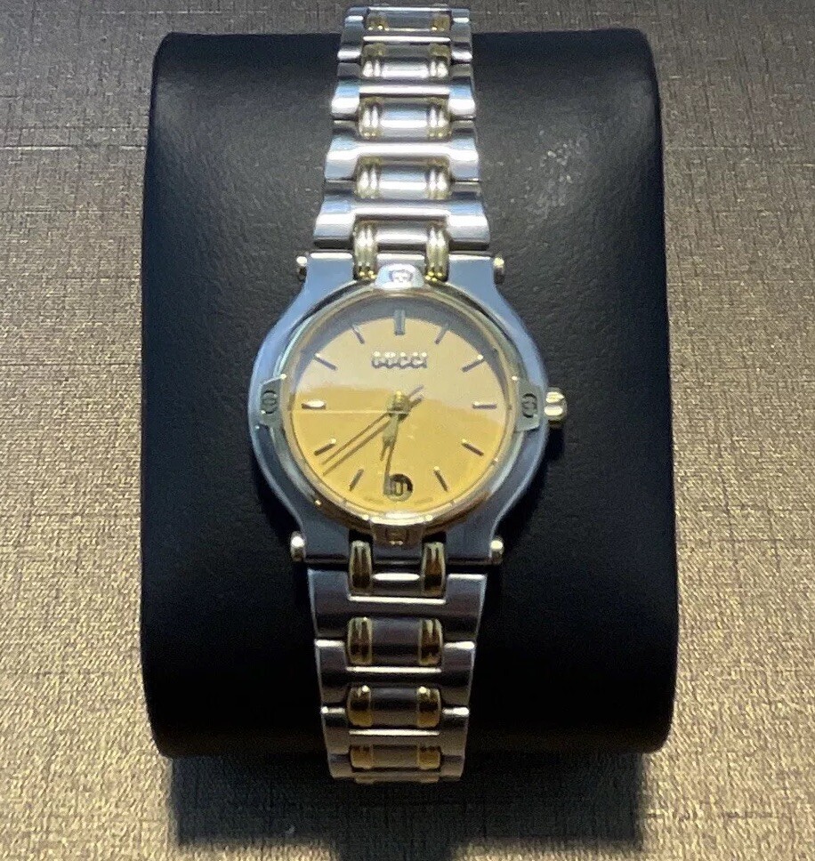 GUCCI 9000L WATCH DATE VINTAGE Quortz Women h017