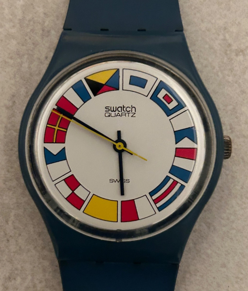 Swatch – 12 Flags – GS101 – Gent – 1984