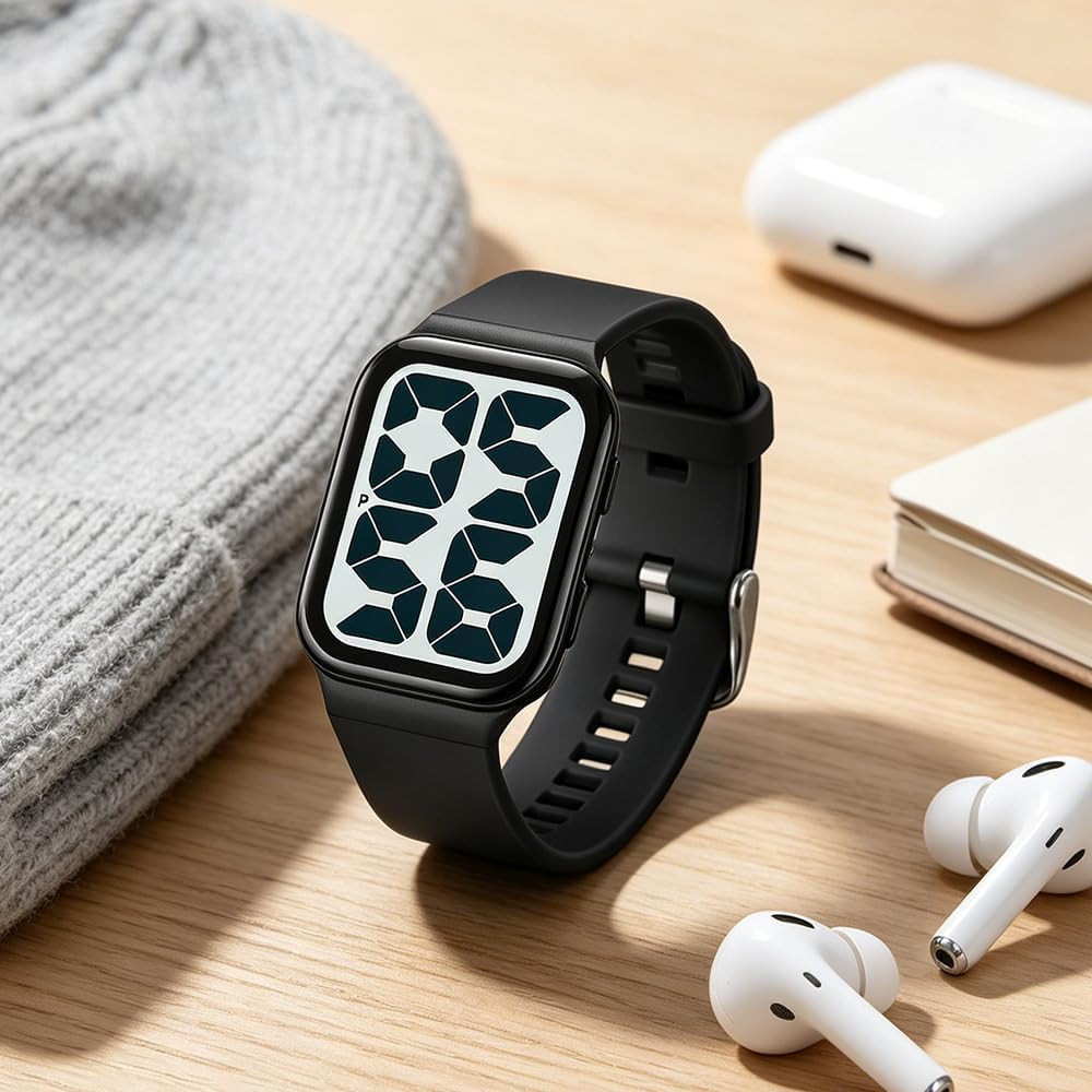 Extra Large Numbers Watch for Men, Waterproof Mens Digital Watch Womens Men’S Wr