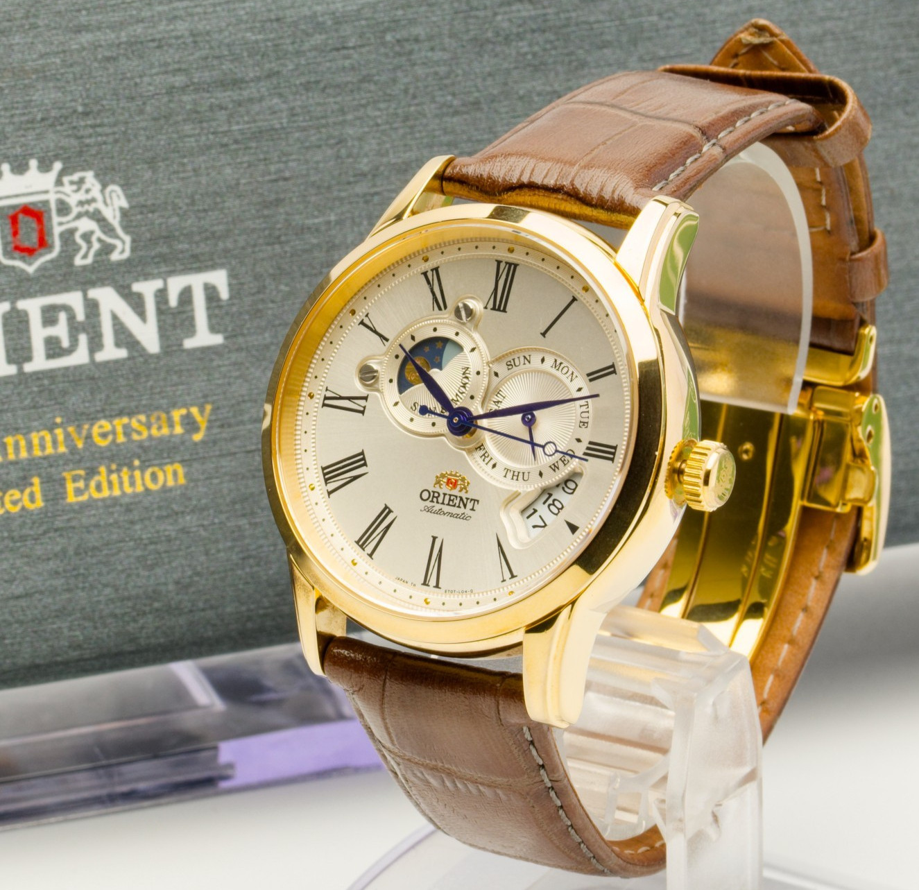 [Near Mint] Orient ET0T-A0-B SUN & MOON 65th Anniversary Men’s Automatic Watch